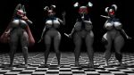  16:9 2023 3d_(artwork) anthro baek-myo big_breasts black_eyes blue_ribbon breasts camel_toe clothing digital_media_(artwork) featureless_breasts female five_nights_at_freddy&#039;s five_nights_at_freddy&#039;s:_security_breach fur generation_4_pokemon genitals gesture grey_body grey_skin group hi_res holding_object knife long_ears looking_at_viewer lopunny nintendo nude open_mouth pink_body pink_fur pokemon pokemon_(species) pokemorph pose pussy red_body red_sclera red_skin scottgames shush smile smiling_at_viewer source_filmmaker standing steel_wool_studios vanny_(fnaf) white_body white_skin widescreen 