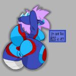  akira_(rustyfoxdraws) anthro anus bandage big_breasts big_butt breasts butt butt_heart dragon female genitals hair hi_res horn kobold nervous nervous_smile nipples nude pussy reptile rustyfoxdraws scalie simple_background solo tail thick_thighs wide_hips 