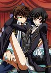  code_geass kururugi_suzaku lelouch_lamperouge male_focus multiple_boys tsunoda_uei yaoi 