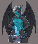  absurd_res anthro dragon duo hi_res male male/male monk_(character) night_key sergal sharklock1 