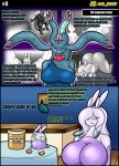  absurd_res al_gx ancient_pokemon anthro big_breasts blue_body bottomwear breasts casual_nudity clothing collar comic cookie daughter dialogue dragon eating english_text fan_character female feral flashback flutter_mane food generation_1_pokemon generation_6_pokemon generation_9_pokemon ghost goo_creature goomy grandmother grandparent hair hair_over_eye hi_res kitchen legendary_pokemon loincloth mature_female mega_evolution mega_mewtwo mega_mewtwo_y megan_(al_gx) mewtwo mother mother_and_child mother_and_daughter nintendo one_eye_obstructed opal_(al_gx) paradox_pokemon parent parent_and_child pearl_(al_gx) pokemon pokemon_(species) purple_body scales sliggoo slime spirit story text 