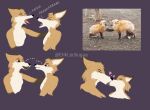  &lt;3 aaaaaaaaaaa anthro canid canine duo ellipsis eriklechugaa fox kissing looking_at_another male male/male mammal text 