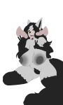  ahegao anthro anthrofied areola arm_tuft balls big_breasts black_body black_fur black_hair black_inner_ear black_nose black_tail breasts canid colabambam digital_media_(artwork) disembodied_penis ear_piercing ear_ring erection female fur generation_3_pokemon genitals gesture grey_areola grey_body grey_fur grey_nipples group hair hi_res huge_breasts humanoid_genitalia humanoid_penis hyena kneeling long_hair looking_pleasured male male/female mammal mature_anthro mature_female mightyena milfyena mostly_offscreen_character nintendo nipples nude obscured_pussy open_mouth penis piercing pokemon pokemon_(species) pokemorph pubes red_eyes ring_piercing sagging_breasts simple_background tail thick_thighs thigh_tuft tongue tongue_out trio tuft v_sign wide_hips yellow_sclera 