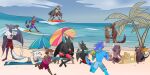  absurd_res bat beach blaze_wolf canid canine canis clothing domestic_cat felid feline felis female fox group hi_res hybrid jade_foxcrest jaxson_bat jesse_cat lagomorph leo_the_fox leporid lifeguard male mammal myonmyon nikk patreon procyonid rabbit raccoon sand_castle sculpture sea seaside sixty squill_babbunkuru summer surfing swimwear umbrella vampire_batwing water wave wings wolf yinller zenny 