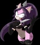  2019 absurd_res anthro armwear blood bodily_fluids boots bra clothing ear_piercing elbow_gloves fan_character female fishnet_bodysuit footwear gloves handwear hi_res knife latex latex_boots latex_clothing latex_gloves legwear looking_at_viewer navel piercing rubber rubber_boots sega solo sonic_the_hedgehog_(series) star_the_spineless_hedgehog thigh_boots thigh_highs underwear vacant_eyes xhimikox 