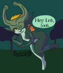  absurd_res anthro big_butt breasts butt featureless_breasts female flying hi_res huge_butt humanoid midna nintendo nokamiwd nude offscreen_character open_mouth short_stack simple_background small_breasts smile solo the_legend_of_zelda thick_thighs twili twilight_princess wide_hips 