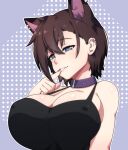  anime_eyes anime_style aura_(aurathedanishhusky) big_breasts blue_eyes blush breasts canid canine canine_ears canis clothed clothing collar comic digital_media_(artwork) domestic_dog ear_piercing female fur hair hi_res huge_breasts human humanoid husky interspecies invalid_tag karmanseph looking_at_viewer mammal manga nordic_sled_dog not_furry open_mouth piercing ring_piercing simple_background smile solo solo_focus solo_in_panel spitz 