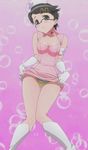  asahina_akane breasts cleavage glasses highres kanokon nurse panties takami_akio underwear 