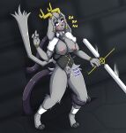  abdominal_bulge anthro crimellgrim female hi_res solo sybil_(pseudoregalia) tentacles text 