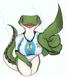  2023 against_surface anthro argentina ball clothing fake_breasts female glass happy hi_res hinampa_(vagoncho) lizard looking_at_viewer on_glass open_mouth panties reptile scalie simple_background soccer_ball soccer_uniform solo sportswear tagme tail underwear uniform vagoncho 
