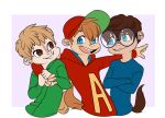  alvin_and_the_chipmunks alvin_seville alvinnn!!!_and_the_chipmunks ambiguous_gender animal_humanoid arm_around_shoulders bangs baseball_cap blue_eyes brother_(lore) brothers_(lore) brown_eyes brown_hair brown_tail chipmunk_humanoid clothed clothing crossed_arms eyewear facial_markings fur glasses ground_squirrel_humanoid group hair hat head_markings headgear headwear hoodie humanoid mammal mammal_humanoid markings mitarashi open_mouth open_smile rodent rodent_humanoid round_glasses sciurid sciurid_humanoid shirt sibling_(lore) simon_seville smile tail tan_body tan_fur tan_hair theodore_seville topwear trio 