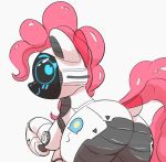  alternate_species big_butt big_ears black_body black_butt black_ears black_legs black_neck blue_eyes blue_face blush bubble_butt butt cutie_mark cybernetics cyborg dock equid equine female feral friendship_is_magic hasbro hi_res hooves horse kerfus looking_at_viewer looking_back looking_back_at_viewer machine mammal mane metallic_body multicolored_body multicolored_butt multicolored_ears my_little_pony one_leg_up pabbley pink_mane pink_tail pinkie_pie_(mlp) pony presenting presenting_hindquarters quadruped raised_leg rear_view robot robot_feral screen screen_face seductive simple_background smile smiling_at_viewer solo synthetic tail two_tone_body two_tone_butt two_tone_ears two_tone_legs two_tone_neck white_background white_body white_butt white_ears white_hooves white_legs white_neck wide_eyed wide_hips 