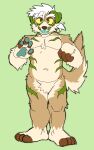  ambiguous_gender anthro canid canine canis domestic_dog hi_res hollowpup hollowpup_(character) male mammal markings mystical paws 
