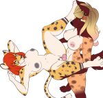  cheetah cherryboybec duo elisedae elyza_ryleigh_(senutski_raves) felid feline female gynomorph herm_(lore) hi_res hyena intersex intersex/female mammal 