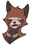  absurd_res anthro blush brown_body brown_fur digital_media_(artwork) ears_up fur guardians_of_the_galaxy hair hi_res male mammal marvel nate_foster open_mouth piercing procyonid raccoon red_eyes rocket_raccoon smile solo tongue tongue_piercing 