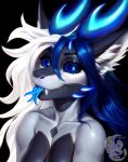  alanora blep digital_media_(artwork) dragon fluffy furry glowing hi_res icon invalid_tag portrait scalie sfw tongue tongue_out unusual void_dragon 