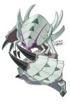  +_+ claws commentary_request dated full_body golisopod legs_apart looking_at_viewer nanaura_narina no_humans pokemon pokemon_(creature) signature standing 