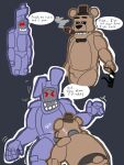  absurd_res animatronic anthro bear bonnie_(fnaf) duo fellatio five_nights_at_freddy&#039;s freddy_(fnaf) hi_res lagomorph leporid machine male male/male mammal minimaopgp oral penile rabbit robot scottgames sex 