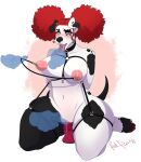  2019 absurd_res anthro arms_tied big_breasts biped black_collar blue_eyes bound breasts canid canine canis collar dalmatian dildo dildo_sitting disembodied_hand domestic_dog female frogtied genitals group hair harness harness_only hi_res kneeling legs_tied mammal nipple_leash nipple_piercing nipples nude open_mouth penetration piercing pussy red_hair redpixie seiza sex_toy signature sitting solo_focus squish thigh_squish tongue tongue_out 