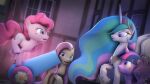 16:9 2014 3d_(artwork) blue_eyes blue_hair cannon clothing cutie_mark digital_media_(artwork) earth_pony equid equine eyelashes female feral ferexes fluttershy_(mlp) friendship_is_magic fur green_hair group hair happy hasbro hi_res highlights_(coloring) hooves horn horse mammal multicolored_hair my_little_pony pegasus pink_hair pinkie_pie_(mlp) pony princess_celestia_(mlp) princess_twilight_sparkle_(mlp) purple_body purple_fur purple_hair purple_horn purple_wings quadruped ranged_weapon smile twilight_sparkle_(mlp) weapon white_body white_ears white_fur white_horn white_wings widescreen winged_unicorn wings yellow_body yellow_clothing yellow_ears yellow_fur 