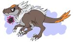  absurd_res dinosaur dromaeosaurid fakemon fossil_pokemon generation_6_pokemon hi_res nintendo pokemon pokemon_(species) reptile scalie theropod tyrunt 