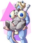  anal anal_penetration anthro balls big_breasts blastoise blonde_hair bodily_fluids breasts didelphid fours_(artist) generation_1_pokemon genitals gynomorph gynomorph/male gynomorph_penetrating gynomorph_penetrating_male hair hair_over_eyes hi_res intersex intersex/male intersex_penetrating intersex_penetrating_male lactating larger_gynomorph larger_intersex male male_penetrated mammal marsupial nintendo nipples penetration penile penile_penetration penis penis_in_ass pokemon pokemon_(species) sex size_difference smaller_male 