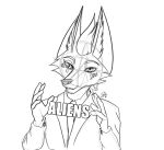  alien anthro anubis artist_darkartsstudios canid canine canis deity egyptian_mythology hi_res jackal male mammal meme middle_eastern_mythology mythology shitpost suit_jacket 