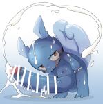  anthro arc_of_cum balls big_penis blue_body bodily_fluids censor_bar censored censored_genitalia censored_penis claws cum cum_drip cum_on_penis cum_on_self cum_string doneru dripping erection fangs foreskin generation_1_pokemon genital_fluids genitals gradient_background hi_res huge_penis humanoid_genitalia humanoid_penis hyper hyper_genitalia hyper_penis ineffective_censorship looking_at_viewer male navel nintendo nude partially_retracted_foreskin penis pokemon pokemon_(species) shell-less simple_background small_but_hung smile solo tail teeth vein veiny_penis wartortle 