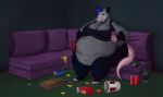  animal_humanoid anthro beverage big_breasts big_butt breasts butt coach cola didelphid didelphid_humanoid eating eating_food fast_food female food humanoid mammal mammal_humanoid marsupial marsupial_humanoid obese osiol overweight overweight_anthro overweight_female soda 