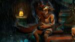  3d_(artwork) accessory anthro areola axandris_bloodpaw belly big_breasts big_butt blizzard_entertainment blush bodily_fluids breasts brown_body brown_fur butt canid chair claws cuddling death_knight_(warcraft) digital_media_(artwork) digitigrade duo ears_back ears_down embrace eyelashes eyeshadow female female/female flower flower_in_hair fluffy fluffy_tail fog fur furniture glowing glowing_eyes grey_body grey_fur hair hair_accessory hi_res holding_back holding_butt hug ice_cube intimate intraspecies lake lamp lantern larger_female light long_claws long_hair long_legs looking_at_another makeup mammal metal multicolored_body multicolored_fur nude outside pawpads paws piercing pivoted_ears plant sad shy_worgen_lady sitting size_difference small_areola smaller_female spread_legs spreading squeezing storm tail tears thick_thighs two_tone_body two_tone_fur undead valuthar warcraft warm_colors water were werecanid wet wet_body wide_hips wood worgen worgen_with_tail 