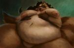  absurd_res hi_res huge_belly mammal obese overweight procyonid raccoon rayoutofspace 