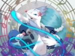  ambiguous_gender aura blue_hair clown_nose feral generation_7_pokemon group hair happy happy_expression library_of_ruina lobotomy_corporation musical_note nintendo pokemon pokemon_(species) popplio primarina project_moon round_nose shangxia silent_orchestra singing 