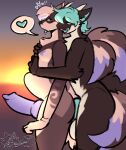  &lt;3 abdominal_bulge absurd_res animal_genitalia animal_penis anthro balls big_balls blue_hair blue_penis blush bodily_fluids bodyguard_position canid canine canine_genitalia canine_penis clave_(floofydranks) commanderthings cum dragon drav_(floofydranks) drooling duo fox from_behind_position fur furred_dragon genital_fluids genitals hair hi_res knot male male/male mammal multi_tail nude open_mouth penis saliva sex standing standing_sex tail 