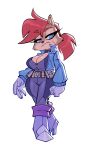  anthro archie_comics belt_pouch big_breasts bigdad boots breasts chipmunk cleavage clothed clothing female footwear gloves ground_squirrel handwear high_heeled_boots high_heels jacket mammal rodent sally_acorn scar sciurid sega solo sonic_the_hedgehog_(archie) sonic_the_hedgehog_(comics) sonic_the_hedgehog_(series) topwear 