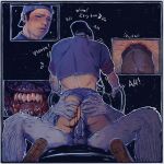  1:1 2023 anal anal_hair anal_penetration anthro anthro_penetrating anthro_penetrating_human anthro_penetrating_male anthro_rape anthro_raping_human backwards_baseball_cap backwards_hat balls baseball_cap black_hair blood blush bodily_fluids border bottomwear bottomwear_aside butt canid canine clothing clothing_aside cum cum_in_ass cum_inside cutaway duo english_text erection footwear forced fur genital_fluids genitals hair hat headgear headwear hi_res human human_on_anthro human_penetrated human_raped interspecies jacob_custos jewelry lowlifesymptoms male male/male male_on_anthro male_on_human male_penetrated male_penetrating male_penetrating_human male_penetrating_male male_rape male_raped male_raping_male mammal necklace penetration penile penile_penetration penis penis_in_ass rape sex sharp_teeth shirt shoes teeth text the_quarry topwear vein veiny_penis were werecanid werecanine werewolf white_border 