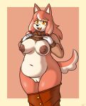  absurd_res anthro areola big_areola big_breasts big_nipples black_eyelashes black_nose black_pupils blush blush_lines border bottomwear bottomwear_down breasts brown_areola brown_clothing brown_nipples brown_sweater brown_topwear canid canine canis chubby_female clothing conductor&#039;s_wife_(sonic) countershading cute_fangs dark_nipples domestic_dog eye_through_hair eyelashes female flashing flashing_breasts fur genitals glistening glistening_areola glistening_breasts glistening_hair glistening_legs glistening_nipples glistening_nose hair hi_res highlights_(coloring) humanoid_hands innie_pussy jusaguy long_skirt long_sleeves long_tail looking_at_viewer mammal multicolored_body multicolored_fur narrowed_eyes navel nipples open_mouth open_smile orange_eyes pink_background pink_body pink_ears pink_fur pink_tail pink_tongue pupils pussy red_bottomwear red_clothing red_skirt sega simple_background skirt skirt_around_legs skirt_down slightly_chubby smile solo sonic_the_hedgehog_(series) sweater tail teeth teeth_showing the_murder_of_sonic_the_hedgehog thick_thighs tongue topwear translucent translucent_hair two_tone_body two_tone_fur two_tone_tail white_body white_border white_countershading white_fur white_inner_ear white_tail wide_hips 