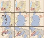  anal anal_penetration anthro balls blue_body blue_eyes blush duo eyes_closed generation_4_pokemon generation_7_pokemon genitals hi_res humanoid_genitalia humanoid_penis legendary_pokemon lucario male male/male male_penetrated male_penetrating male_penetrating_male nintendo open_mouth penetration penis pokemon pokemon_(species) sex shaolin_bones simple_background yellow_body yellow_eyes zeraora 