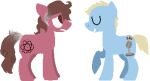  2d_animation alternate_species ambiguous_gender animated carlos_the_scientist cecil_gershwin_palmer cutie_mark duo earth_pony equid equine eyes_closed featherface feral frown hasbro horse low_res mammal my_little_pony nervous ponification pony smile tail welcome_to_night_vale 