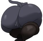  2023 alpha_channel anthro big_butt biped boots butt clothing digital_media_(artwork) domestic_cat dreamworks english_text felid feline felis female footwear hi_res high_heeled_boots high_heels huge_butt hyper hyper_butt kitty_softpaws mammal masterj291 puss_in_boots_the_last_wish simple_background solo text thick_thighs wide_hips 