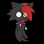  balls chibi domestic_cat emo felid feline felis feral genitals low_res male mammal meiwkit penis scourge_(warriors) solo warriors_(cats) 