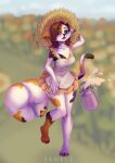  absurd_res alternate_version_at_source anthro anus apron auburn_hair black_body black_fur black_nose blue_eyes blurred_background blush bottomwear breasts butt butt_shot calico_cat clothed clothing delilah_delcat domestic_cat felid feline felis female frilly frilly_clothing fur genitals hair hat headgear headwear hi_res looking_down mammal milk milk_container open_mouth orange_body orange_fur pussy raised_arm sanble skirt small_breasts solo straw_hat teeth white_body white_fur worried 