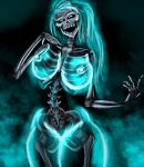  animated_skeleton areola barely_visible_genitalia barely_visible_pussy big_breasts blue_areola blue_eyes blue_hair blue_nipples bone breasts female genitals hair hi_res huge_breasts humanoid long_hair looking_at_viewer nipples pussy skeleton solo thick_thighs translucent translucent_body undead walrusthundertusk wide_hips 