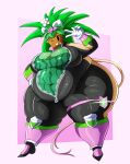  absurd_res belly big_belly big_breasts black_eyes blaster_master blush blush_stickers breasts elemental_creature elemental_humanoid female flora_fauna flower for_a_head gesture green_hair hair hi_res huge_breasts huge_thighs humanoid hyper hyper_breasts hyper_thighs kanna_(blaster_master) looking_at_viewer navel obese obese_female obese_humanoid object_head one_eye_closed overweight overweight_female overweight_humanoid plant plant_humanoid pottery simple_eyes smile solo standing tail thick_thighs v_sign veryfilthything wink 