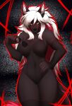  alexyoshirama anthro breasts canid canine canis digital_media_(artwork) female fur hair hi_res looking_at_viewer mammal simple_background solo tail wolf 