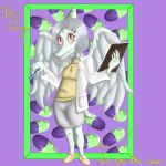  2023 absurd_res amber_eyes anthro badfidhell blush bottomwear breasts clipboard clothing cursive dialogue digit_ring digital_drawing_(artwork) digital_media_(artwork) dinosaur doctor doctor&#039;s_coat english_text eyelashes eyeliner fang_(gvh) feathered_wings feathers female fingers footwear goodbye_volcano_high grey_body grey_scales hair hi_res high_heels jewelry looking_at_viewer makeup necklace pen pterodactylus pterosaur reptile ring scales scalie short_hair short_tail silver_hair simple_background skirt smile snoot_game snout solo tail text tongue tongue_out wedding_ring wings 