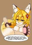  2023 absurd_res accessory alternate_species anthro apedrank big_breasts blonde_hair blush breasts brown_body brown_fur canid canine cleavage clothed clothing digital_media_(artwork) dipstick_ears dipstick_tail duo exposed_breasts female fluffy fluffy_tail fox fur furrification genitals hair hair_accessory half-closed_eyes handjob hi_res inner_ear_fluff kemono looking_at_viewer looking_up male male/female mammal markings multicolored_body multicolored_ears multicolored_fur multicolored_tail narrowed_eyes pawpads paws penile penis red_clothing senko-san sewayaki_kitsune_no_senko-san sex short_hair simple_background solo tail tail_markings tuft white_body white_clothing white_fur yellow_body yellow_eyes yellow_fur 