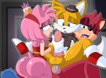  2023 amy_rose anal anal_penetration anthro anthro_on_anthro anthro_penetrated anthro_penetrating anthro_penetrating_anthro anus balls barry_(sonic) big_penis bisexual blakey bottomless breasts butt canid canine clothed clothing erection eulipotyphlan female fox genitals gloves group group_sex handjob handjob_while_penetrated handwear hedgehog hi_res looking_pleasured male male/female male/male male_penetrated male_penetrating male_penetrating_male mammal marsupial miles_prower penetration penile penile_penetration penis penis_in_ass sega sex sonic_the_hedgehog_(series) spread_legs spreading the_murder_of_sonic_the_hedgehog threesome trio 