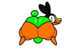  animated anthro axel_the_tepig big_butt black_body black_fur bulge butt clothed clothing digital_media_(artwork) fur generation_5_pokemon green_clothing green_underwear looking_at_viewer looking_back male multicolored_body multicolored_fur nintendo no_sound orange_body orange_fur pokemon pokemon_(species) shaking shaking_butt simple_background solo superiorfox tail tepig thick_thighs twerking underwear white_background yellow_body yellow_fur 