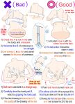  1girl back bra breasts commentary english_commentary english_text guide highres how_to multiple_views original simple_background underwear white_background white_bra yoshimura_takuya 