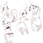  anthro bra clothing domestic_cat felid feline felis female fran_(litterbox_comics) litterbox_comics mammal navel solo underwear 